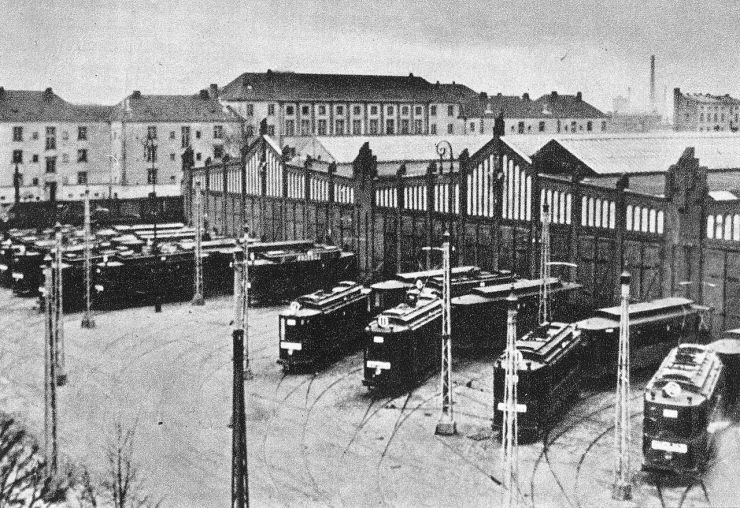 Zajezdania_Tramwajowa_Młynarska_w_okresie_międzywojennym