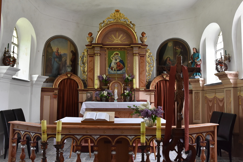 Ołtarz kaplicy na Cierniaku