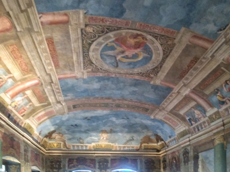 Hellbrunn. Pałac arcybiskupa. Sala reprezentacyjna na pierwszym piętrze. Foto Liliana Kołłątaj