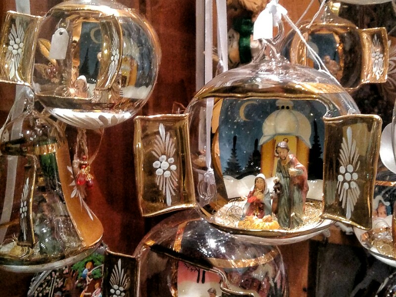 Salzburg sklep z ozdobami świątecznymi