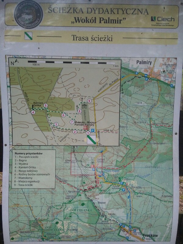 ŚCIEŻKA EDUKACYJNA WOKÓŁ PALMIR