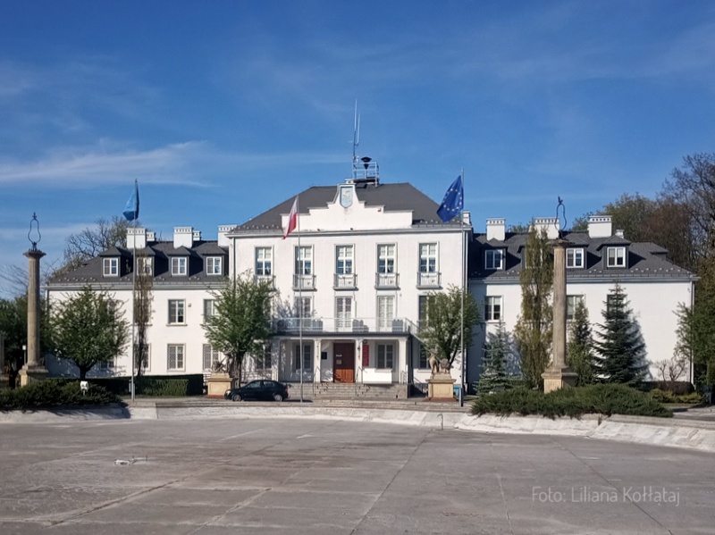 Kozienice. Gmach główny pałacu