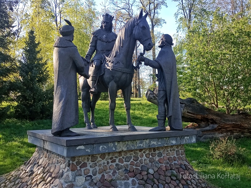 Pomnik Jagiełły w Kozienicach.