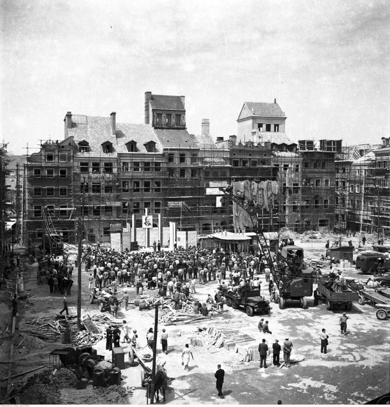 Odbudowa Starego Miasta, rok 1953