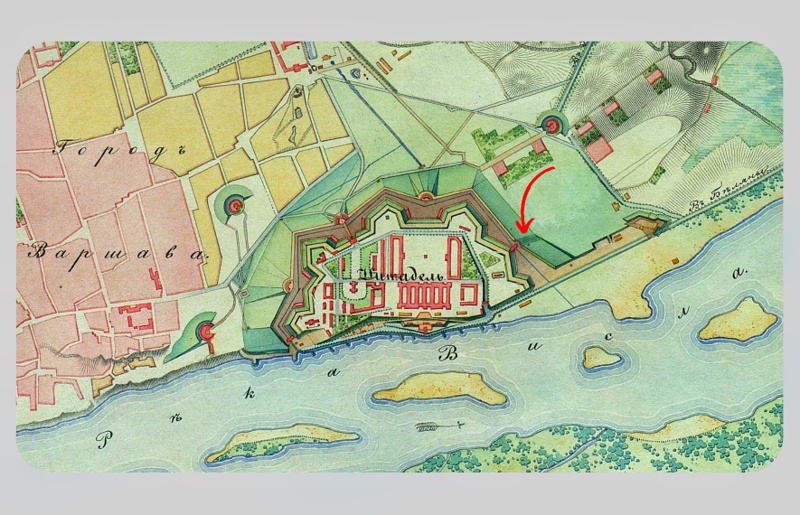 Plan Cytadeli Aleksandrowskiej