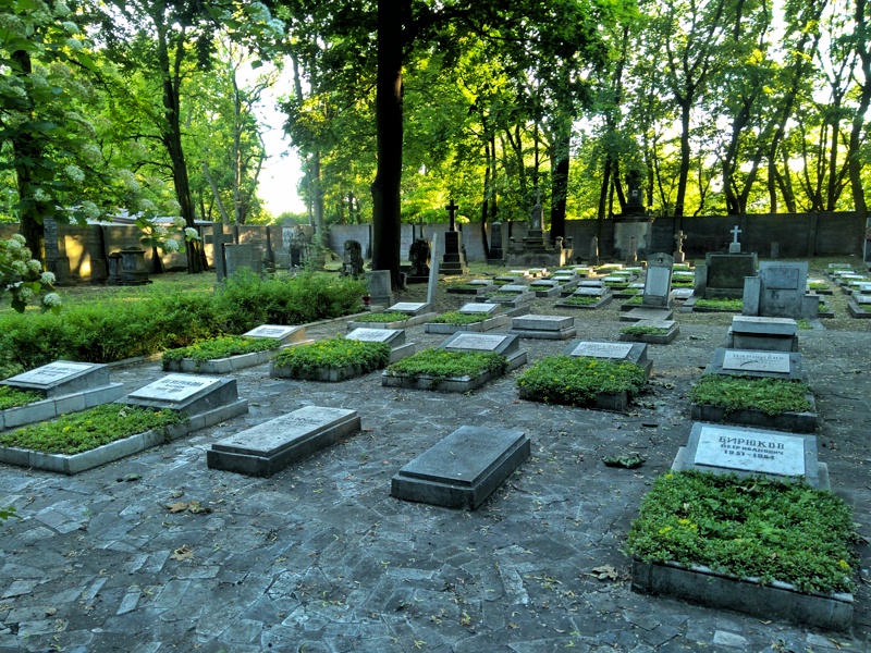 Warszawa Wola. Cmentarz prawosławny. Kwatera budowniczych Pałacu Kultury