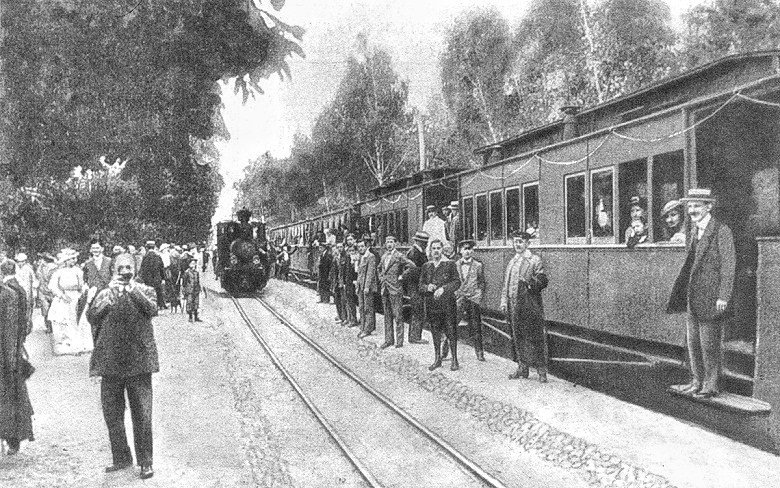 Konstancin. Kolejka wilanowska