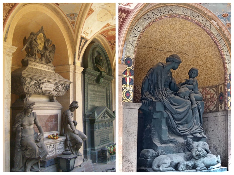 Praga Wyszehrad. Cmentarz