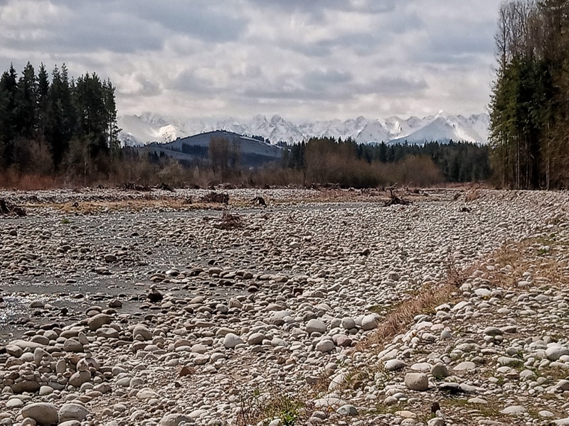 Przełom Białki panorama Tatr