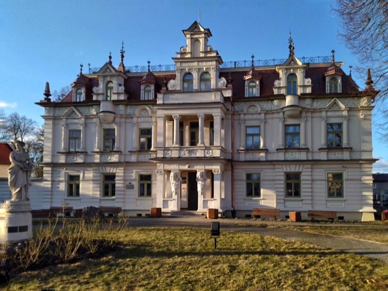 Supraśl pałac Buchholtzów widok od frontu