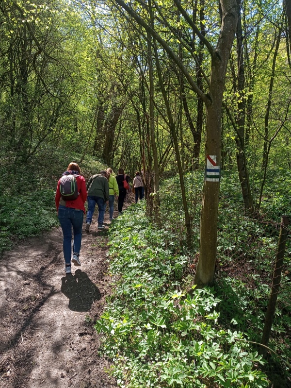 Klub Globtrotera w drodze na Zamek Esterki