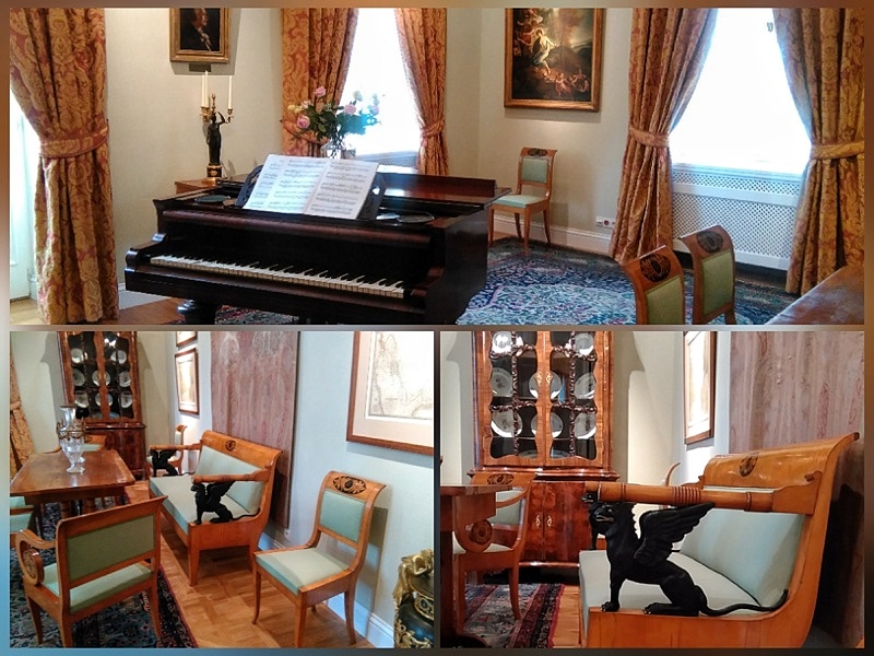 Winiary pałac meble