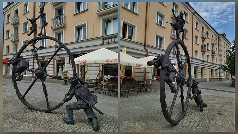 Białystok rzeźba Podróż