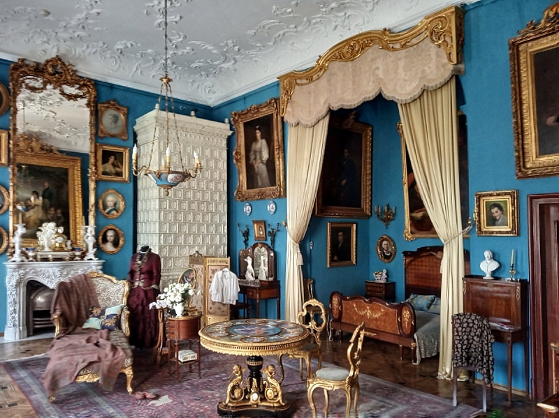 Kozłówka wnętrza pałacu Zamoyskich