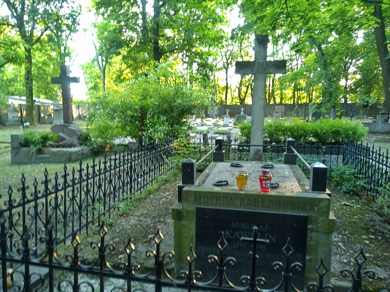 Warszawa Cmentarz Prawosławny Grób Mikołaja Kawelina