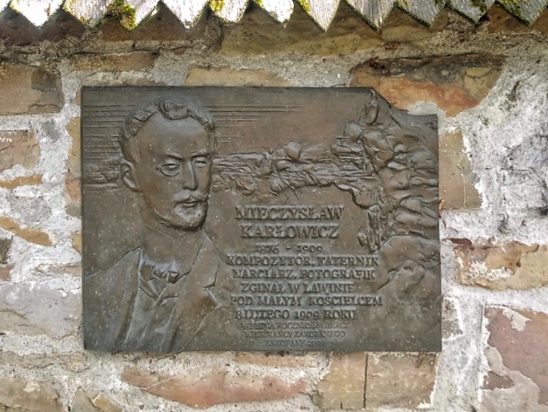 Zakopane tablica Karłowicza