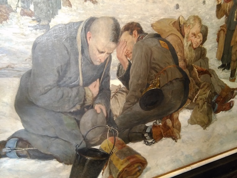 Cytadela fragment obrazu Pożegnanie z Europą