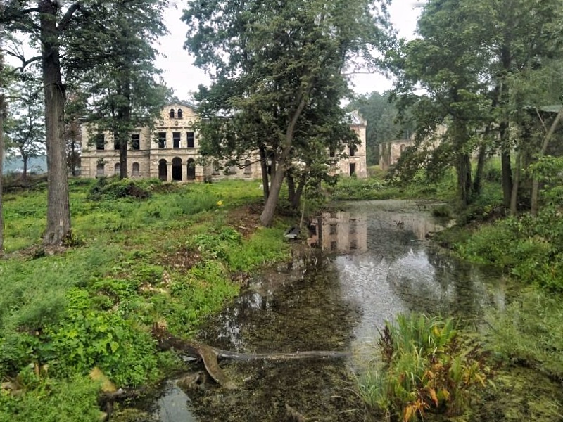 Wąchock ruiny pałacu Schoenbergów 02