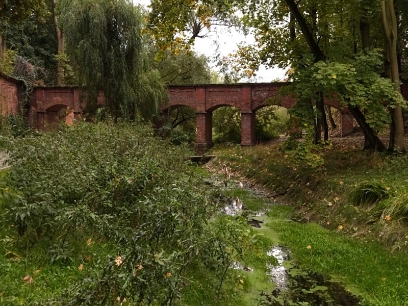 Warszawa Żoliborz Park Fosa akwedukt i Drna