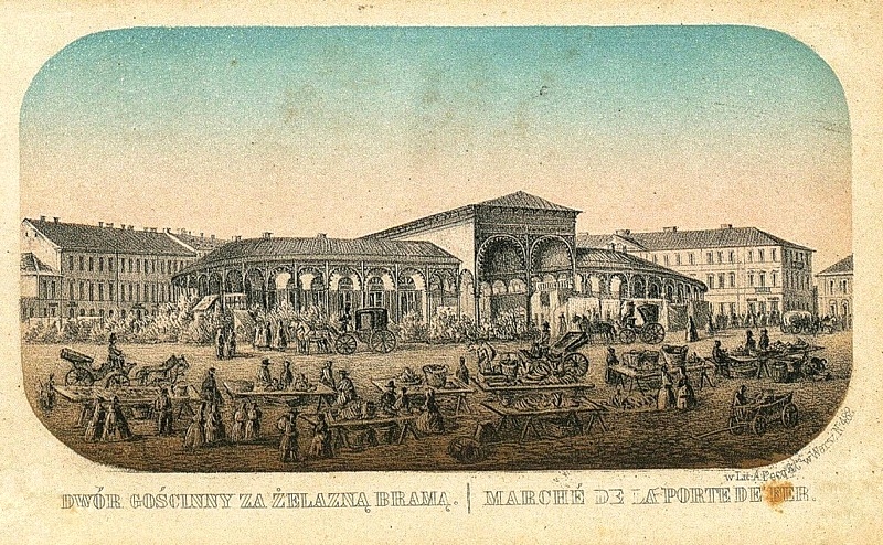 Warszawa Gościnny Dwór pocztówka