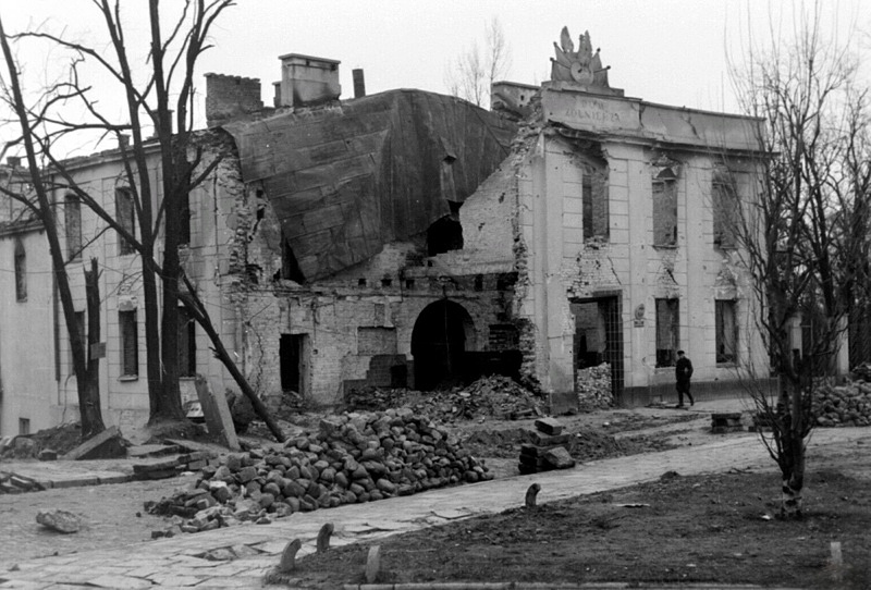 Warszawa Praga Dom Żołnierza ruiny