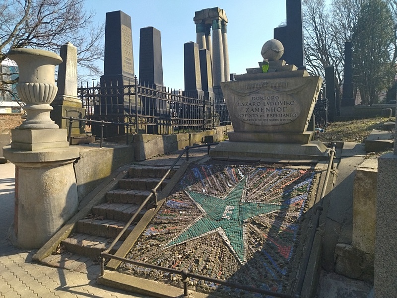 Cmentarz Żydowski grób Zamenhofa