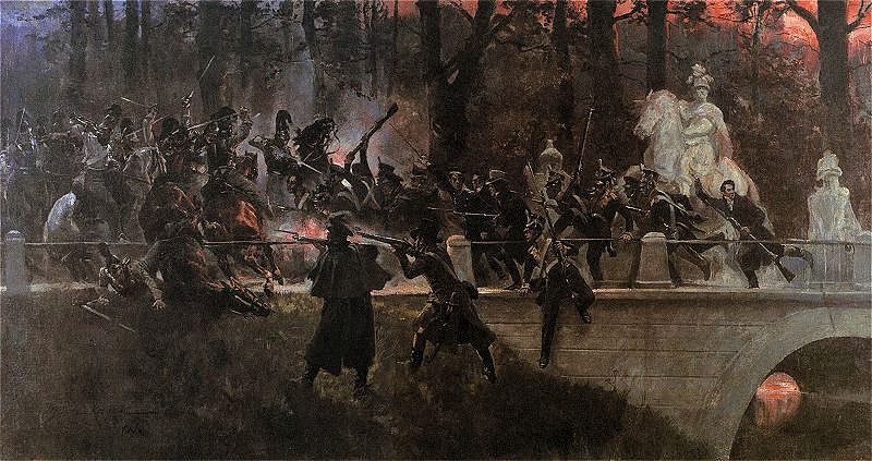 Wojciech Kossak Noc Listopadowa