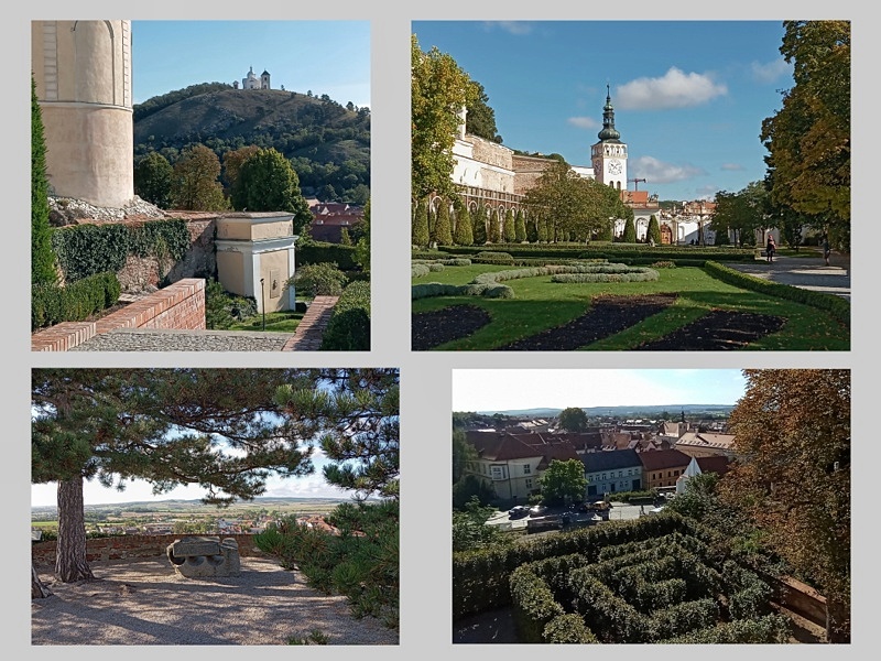 Mikulov. Ogrody zamkowe